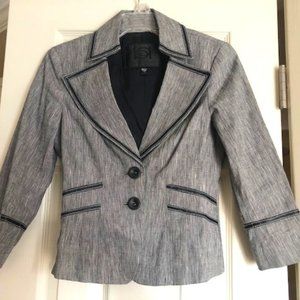 Bebe Gray Office Jacket Size 2
